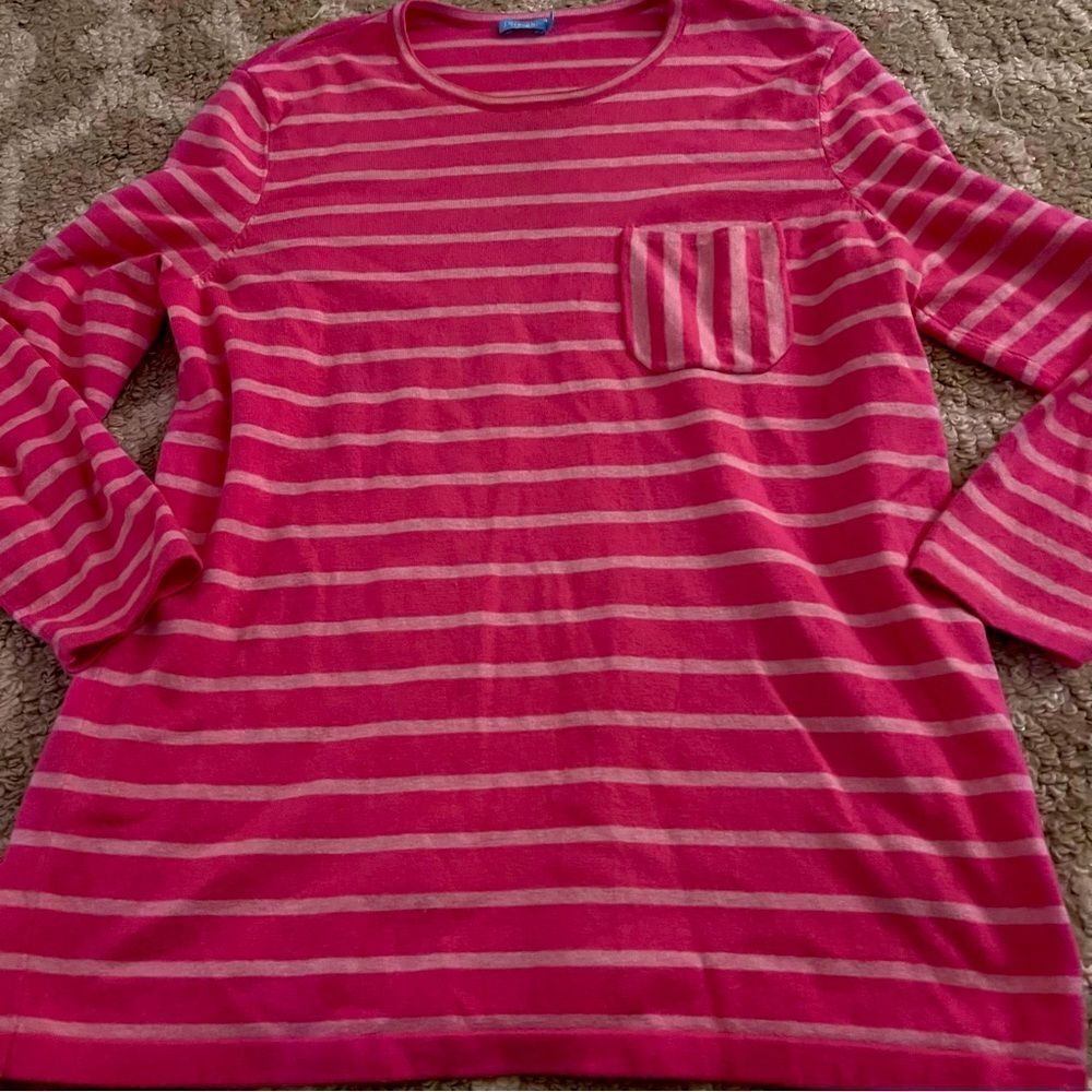 J McLaughlin pink shirt size M